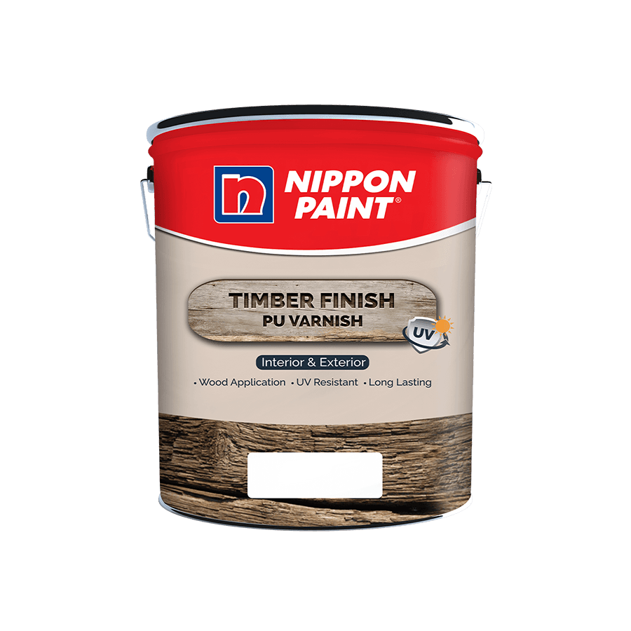 Nippon Paint Timber Finish PU Varnish (Gloss & Matt)