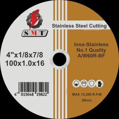 STEEL CUTTING DISC 4" SMT