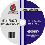 STEEL GRINDING DISC 5" SMT