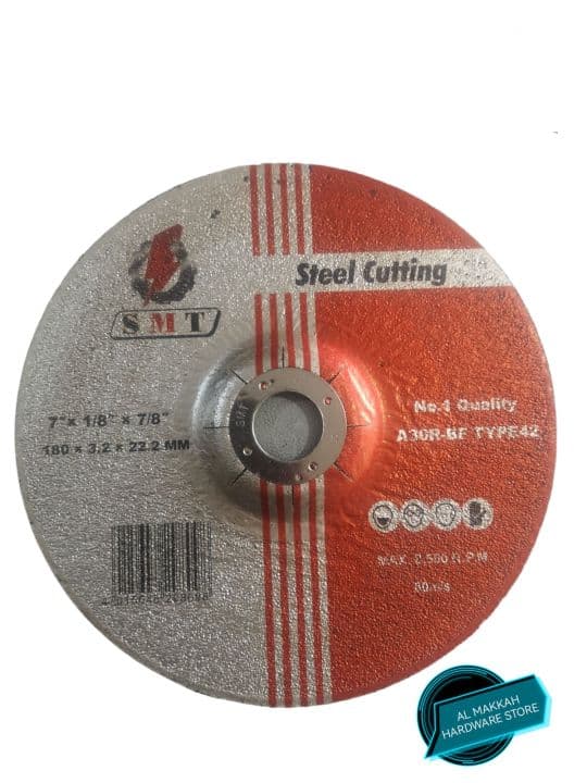 STEEL GRINDING DISC 7" SMT