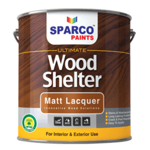 Sparco Wood Shelter Matt Lacquer